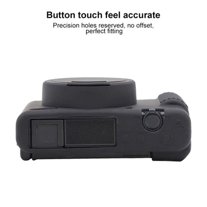 Soft Silicone Protective Case for Sony ZV-1 (Coffee) - Camera Accessories by buy2fix | Online Shopping UK | buy2fix