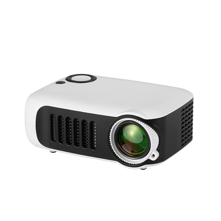 A2000 Portable Projector 800 Lumen LCD Home Theater Video Projector, Support 1080P, UK Plug (White) - Consumer Electronics by buy2fix | Online Shopping UK | buy2fix