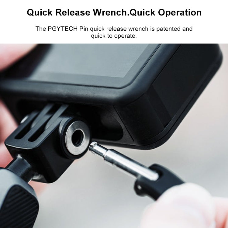 PGYTECH P-GM-132 Action Camera Suction Cup Phone Holder for DJI Osmo Action & GoPro 8/7(Silver) - DJI & GoPro Accessories by PGYTECH | Online Shopping UK | buy2fix