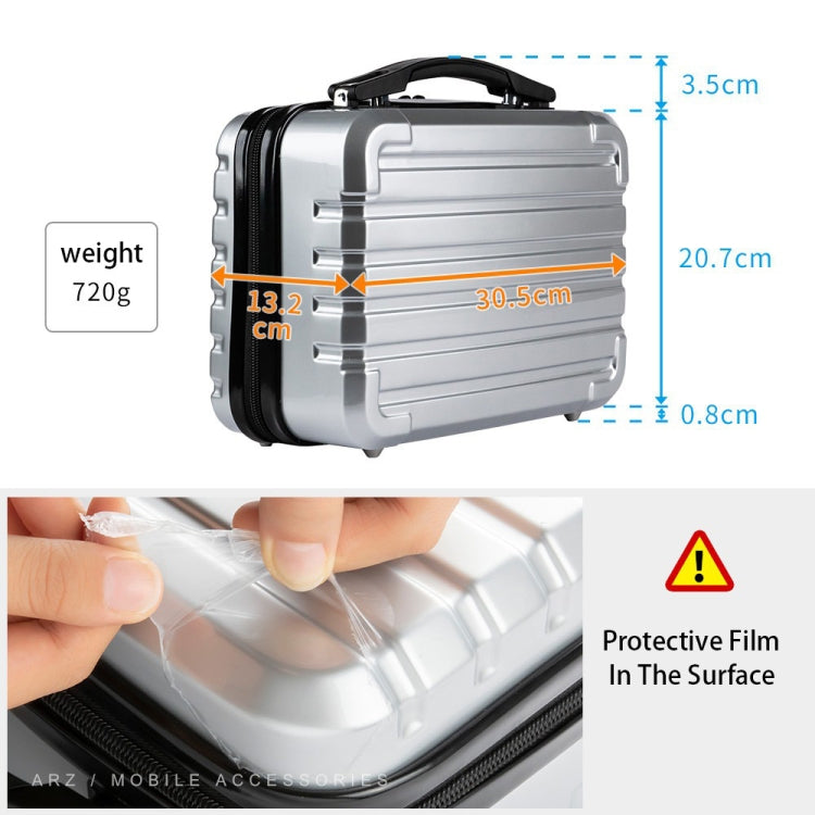 ls-S004 Portable Waterproof Drone Handbag Storage Bag for DJI Mavic Mini 2(Silver + Black Liner) - Carry Cases & Bags by buy2fix | Online Shopping UK | buy2fix