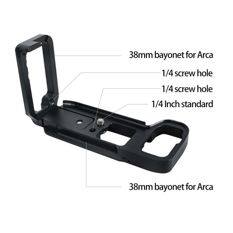 BEXIN A73 L-plate  Camera Vertical Clapper  for A7M3 A7III A7RIII Camera(Black) - Camera Accessories by BEXIN | Online Shopping UK | buy2fix