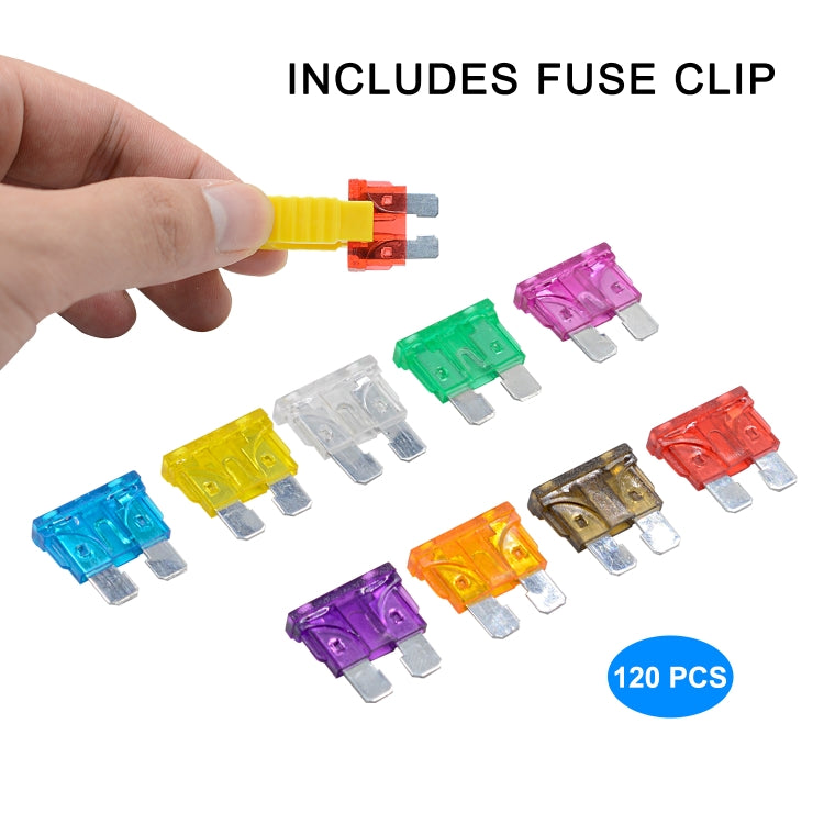 ZH-1094B1 120 PCS 2A-35A Car Fuse Set - In Car by buy2fix | Online Shopping UK | buy2fix