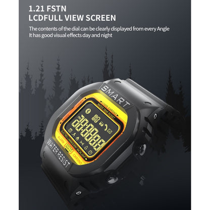 Lokmat MK22 1.21 inch FSTN LCD Screen 50m Waterproof Smart Watch, Support Information Reminder / Remote Camera / Sport Record(Orange) - Smart Watches by Lokmat | Online Shopping UK | buy2fix