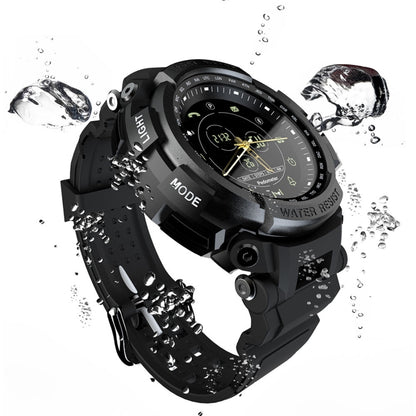 Lokmat MK28 1.4 inch FSTN Screen IP68 Waterproof Smart Watch, Support Information Reminder / Remote Camera / Sport Record(Black) - Smart Wear by Lokmat | Online Shopping UK | buy2fix