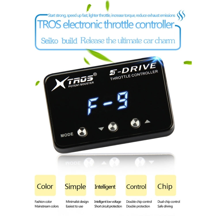 For LDV V80 2017- TROS KS-5Drive Potent Booster Electronic Throttle Controller - In Car by TROS | Online Shopping UK | buy2fix