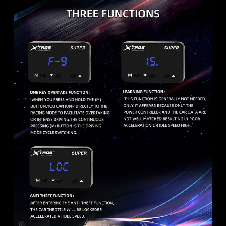 For Audi A2 2000-2005 Car Potent Booster Electronic Throttle Controller - In Car by buy2fix | Online Shopping UK | buy2fix