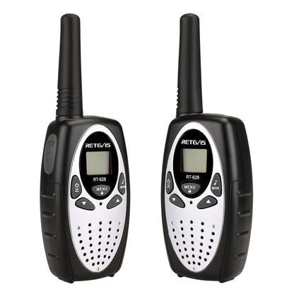 1 Pair RETEVIS RT628 0.5W US Frequency 462.550-467.7125MHz 22CHS Handheld Children Walkie Talkie(White) - Consumer Electronics by RETEVIS | Online Shopping UK | buy2fix