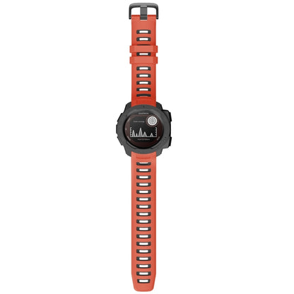 For Garmin Instinct / Instinct Esports Two-color Silicone Watch Band(Red+Black) - Smart Wear by buy2fix | Online Shopping UK | buy2fix