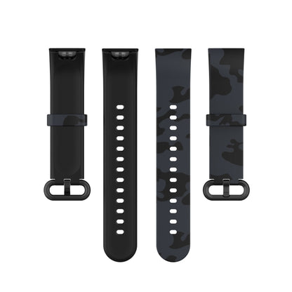 For Xiaomi Mi Watch Lite / Redmi Watch Silicone Printing Replacement Watchband(Camouflage Gray) - Smart Wear by buy2fix | Online Shopping UK | buy2fix