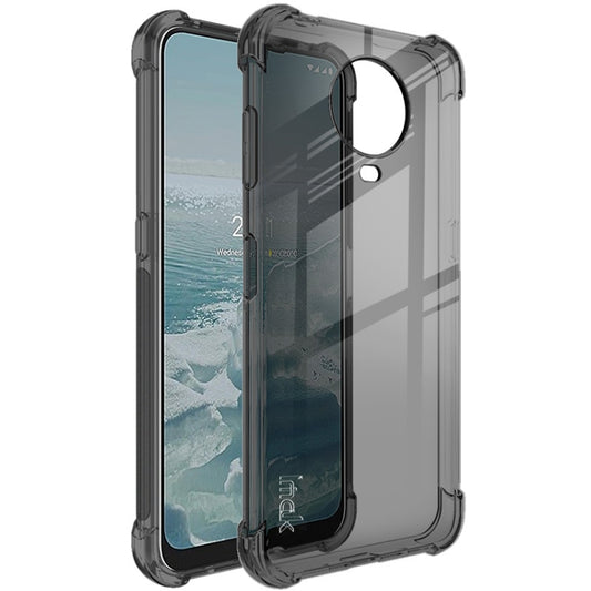 For Nokia G20 / G10 IMAK All Coverage Shockproof Airbag TPU Case(Transparent Black) - Nokia Cases by imak | Online Shopping UK | buy2fix