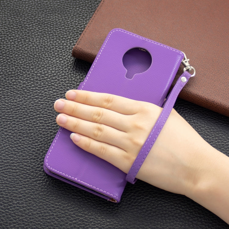 For Nokia G20 / G10 Litchi Texture Pure Color Horizontal Flip Leather Case with Holder & Card Slots & Wallet & Lanyard(Purple) - Mobile Accessories by buy2fix | Online Shopping UK | buy2fix