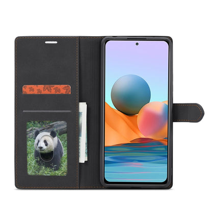 For Xiaomi Poco F3 Forwenw F1 Series Matte Strong Magnetism Horizontal Flip Leather Case with Holder & Card Slots & Wallet & Photo Frame(Black) - Xiaomi Cases by Forwenw | Online Shopping UK | buy2fix