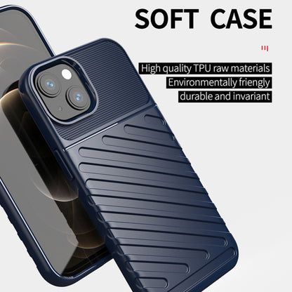 For iPhone 13 mini Thunderbolt Shockproof TPU Soft Case (Blue) - iPhone 13 mini Cases by buy2fix | Online Shopping UK | buy2fix