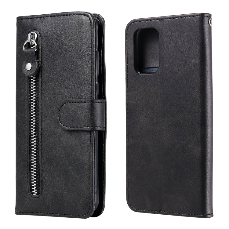 For Xiaomi Redmi Note 10 5G / Poco M3 Pro 5G Fashion Calf Texture Zipper Horizontal Flip Leather Case with Holder & Card Slots & Wallet(Black) - Xiaomi Cases by buy2fix | Online Shopping UK | buy2fix