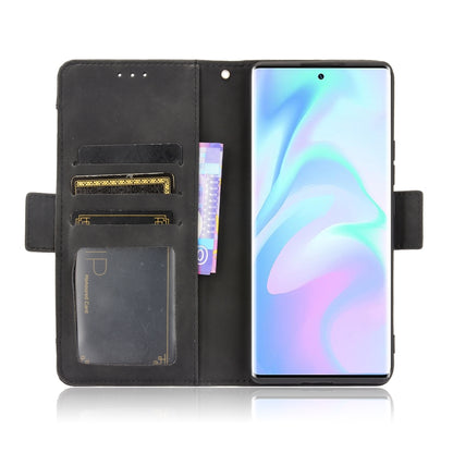 For ZTE Axon 30 Ultra 5G Skin Feel Calf Pattern Horizontal Flip Leather Case with Holder & Card Slots & Photo Frame(Black) - ZTE Cases by buy2fix | Online Shopping UK | buy2fix