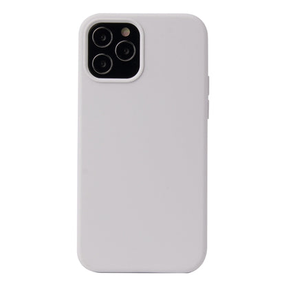 For iPhone 13 Pro Solid Color Liquid Silicone Shockproof Protective Case (White) - iPhone 13 Pro Cases by buy2fix | Online Shopping UK | buy2fix