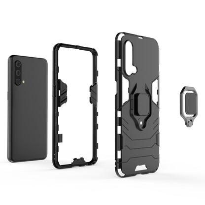 For OnePlus Nord CE 5G PC + TPU Shockproof Protective Case with Magnetic Ring Holder(Navy Blue) - OnePlus Cases by buy2fix | Online Shopping UK | buy2fix