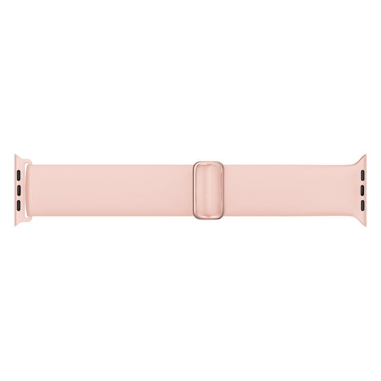 Elasticity Silicone Strap Watch Band For Apple Watch Ultra 49mm&Watch Ultra 2 49mm / Series 9&8&7 45mm / SE 3&SE 2&6&SE&5&4 44mm / 3&2&1 42mm(Pink) - Watch Bands by buy2fix | Online Shopping UK | buy2fix