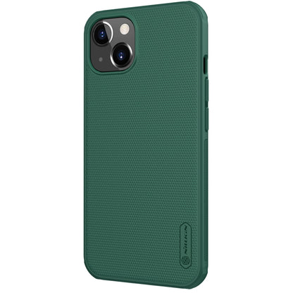 For iPhone 13 NILLKIN Super Frosted Shield Pro PC + TPU Protective Case(Dark Green) - iPhone 13 Cases by NILLKIN | Online Shopping UK | buy2fix