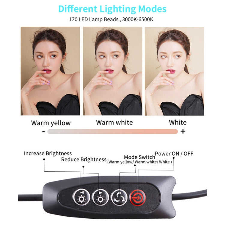 JSK-B1 USB Portable Ten-level Brightness Adjustable Live Conference Desktop LED Fill Light, Color Temperature: 3000-6500K - Consumer Electronics by buy2fix | Online Shopping UK | buy2fix