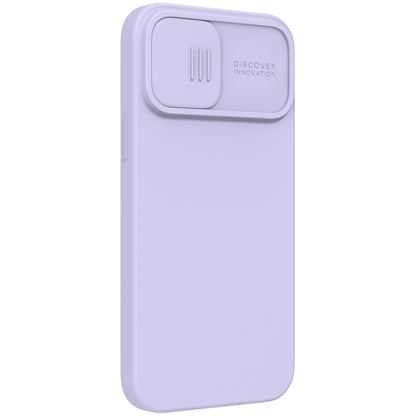 For iPhone 13 Pro NILLKIN CamShield MagSafe Magnetic Liquid Silicone + PC Full Coverage Case (Purple) - iPhone 13 Pro Cases by NILLKIN | Online Shopping UK | buy2fix