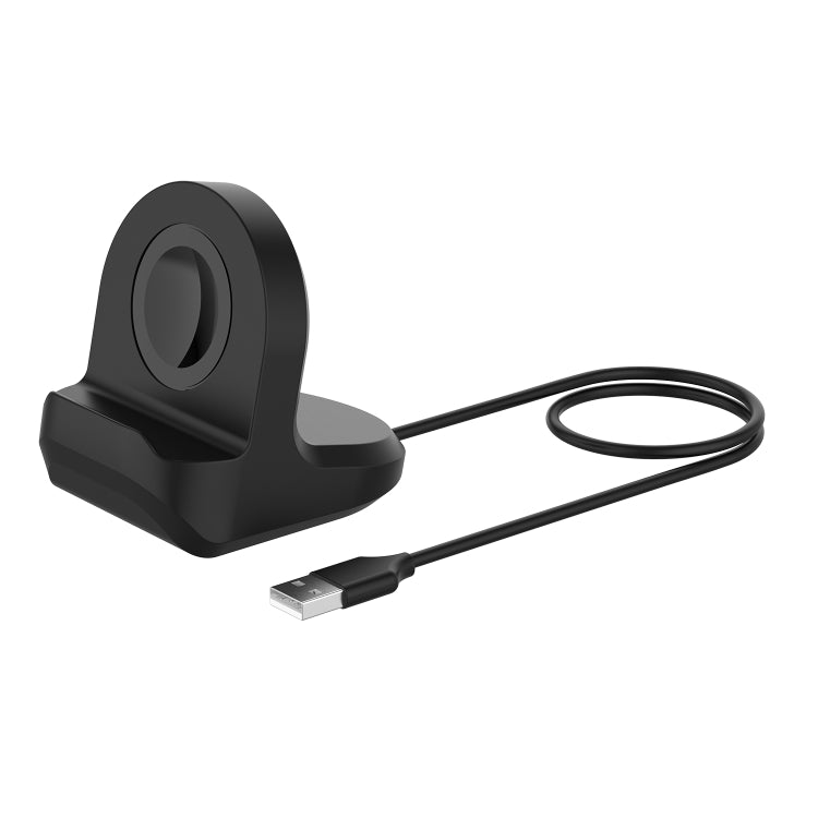 For Samsung Galaxy Watch4 Classic / Galaxy Watch4 Universal Silicone Charging Stand Holder without Charging Cable(Black) - Charger by buy2fix | Online Shopping UK | buy2fix