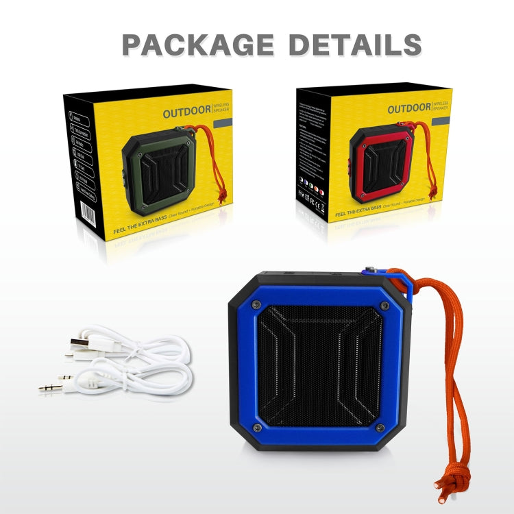 New Rixing NR-103 Mini TWS Bluetooth Speaker with Lanyard(Black) - Mini Speaker by New Rixing | Online Shopping UK | buy2fix