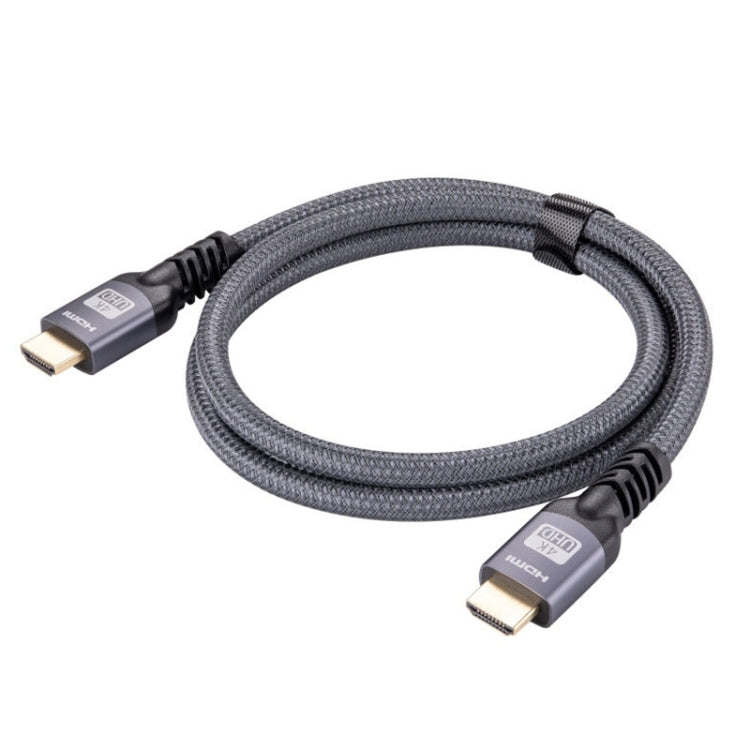 HDMI 2.0 Male to HDMI 2.0 Male 4K Ultra-HD Braided Adapter Cable, Cable Length:6m(Grey) - Cable by buy2fix | Online Shopping UK | buy2fix