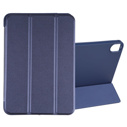 For iPad mini 6 GEBEI Shockproof Horizontal Flip Tablet Case with Three-folding Holder(Royal Blue) - iPad mini 6 Cases by GEBEI | Online Shopping UK | buy2fix