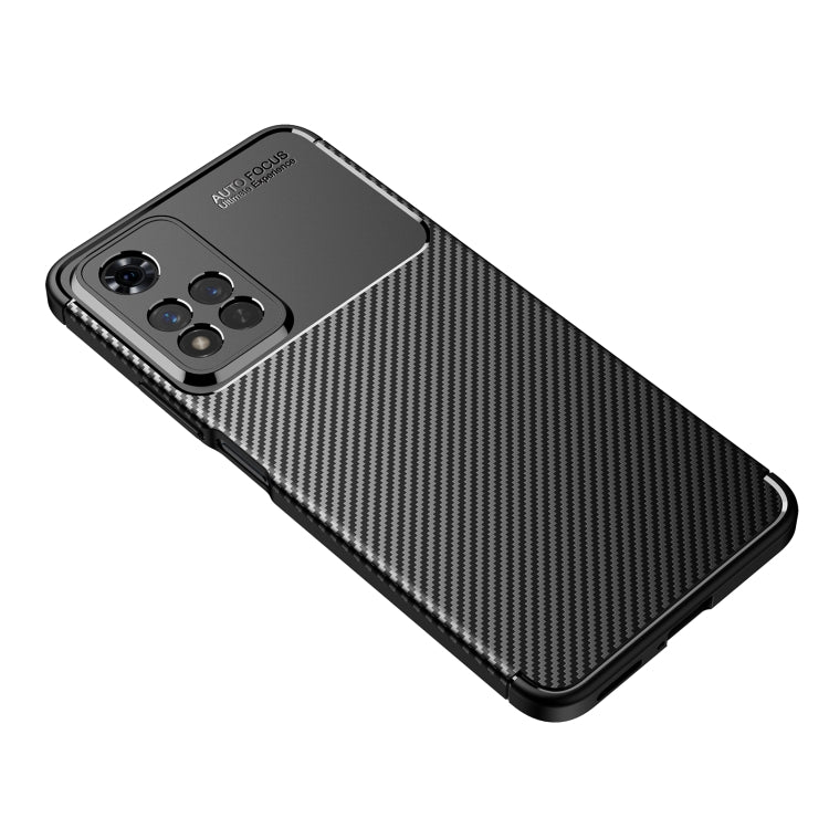 For Xiaomi Redmi Note 11 Pro Carbon Fiber Texture Shockproof TPU Phone Case(Black) - Xiaomi Accessories by buy2fix | Online Shopping UK | buy2fix