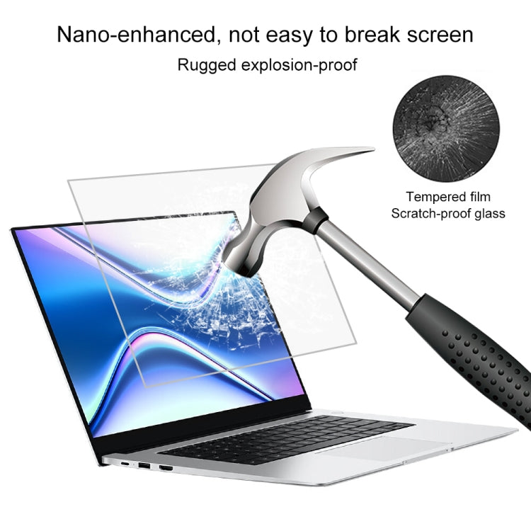 Laptop Screen HD Tempered Glass Protective Film For Honor MagicBook X 15 2021 15.6 inch - Computer & Networking by buy2fix | Online Shopping UK | buy2fix