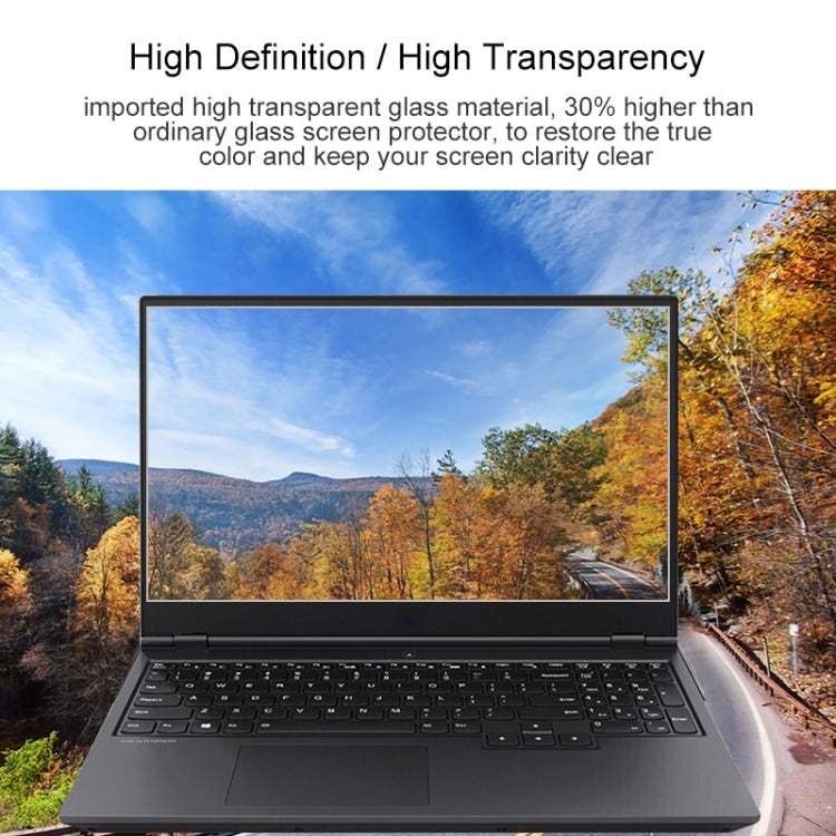 Laptop Screen HD Tempered Glass Protective Film For Lenovo Y7000P 2020 15.6 inch - Computer & Networking by buy2fix | Online Shopping UK | buy2fix