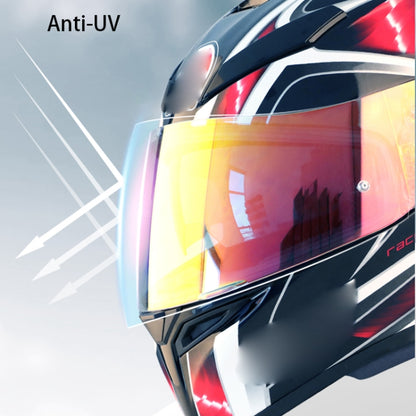 Motorcycle Helmet Visor Anti-UV Wind Shield Lens For AGV K1 / K3SV / K5(Aurora Red) - In Car by buy2fix | Online Shopping UK | buy2fix