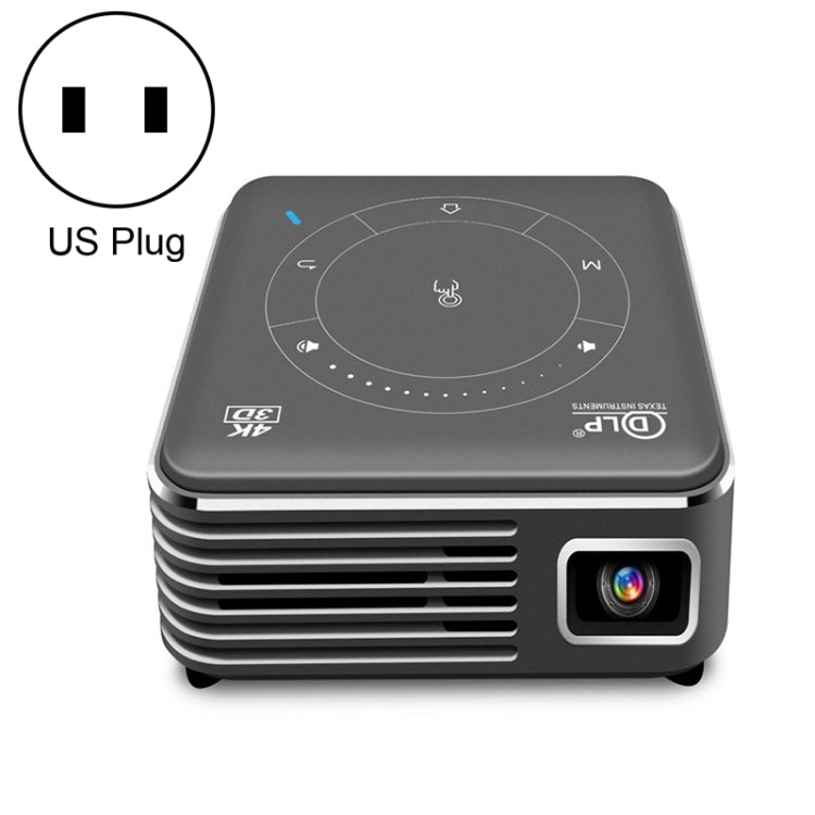 P11 854x480 DLP Smart Projector With Infrared Remote Control, Android 9.0, 4GB+32GB, US Plug - Consumer Electronics by buy2fix | Online Shopping UK | buy2fix