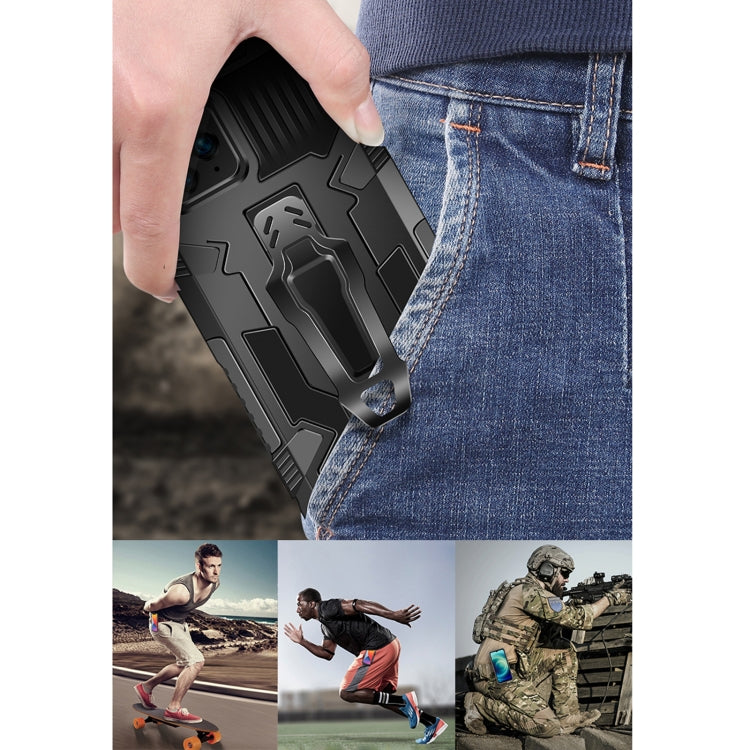 For Xiaomi Redmi Note 11 5G Armor Warrior PC + TPU Phone Case(Black) - Xiaomi Cases by buy2fix | Online Shopping UK | buy2fix