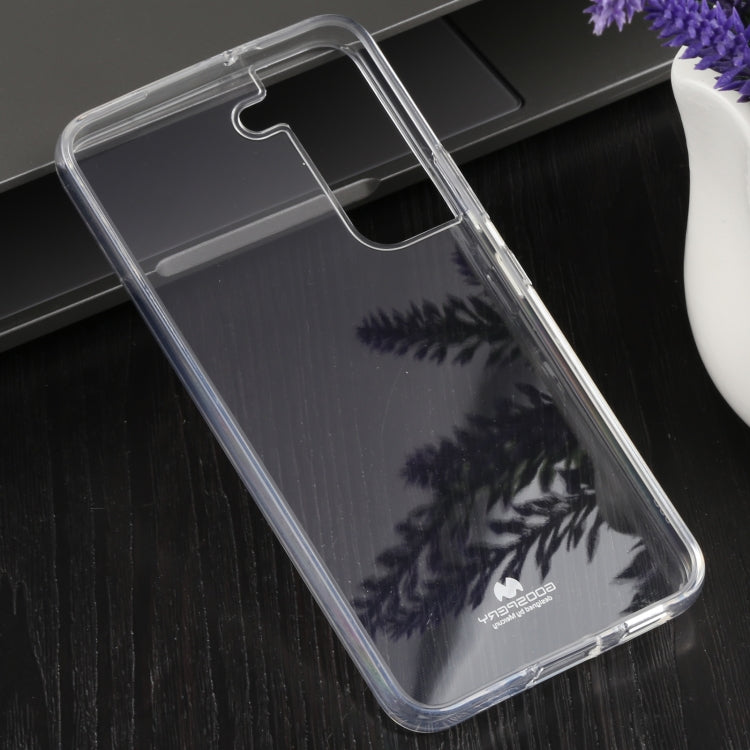 For Samsung Galaxy S22 5G GOOSPERY JELLY Full Coverage Soft Phone Case(Transparent) - Galaxy S22 5G Cases by GOOSPERY | Online Shopping UK | buy2fix