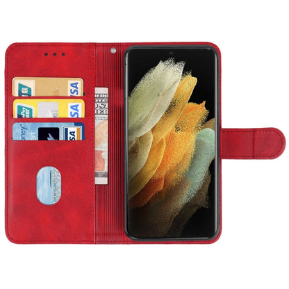 Leather Phone Case For Samsung Galaxy S21 Ultra 5G(Red) - Galaxy S21 Ultra 5G Cases by buy2fix | Online Shopping UK | buy2fix