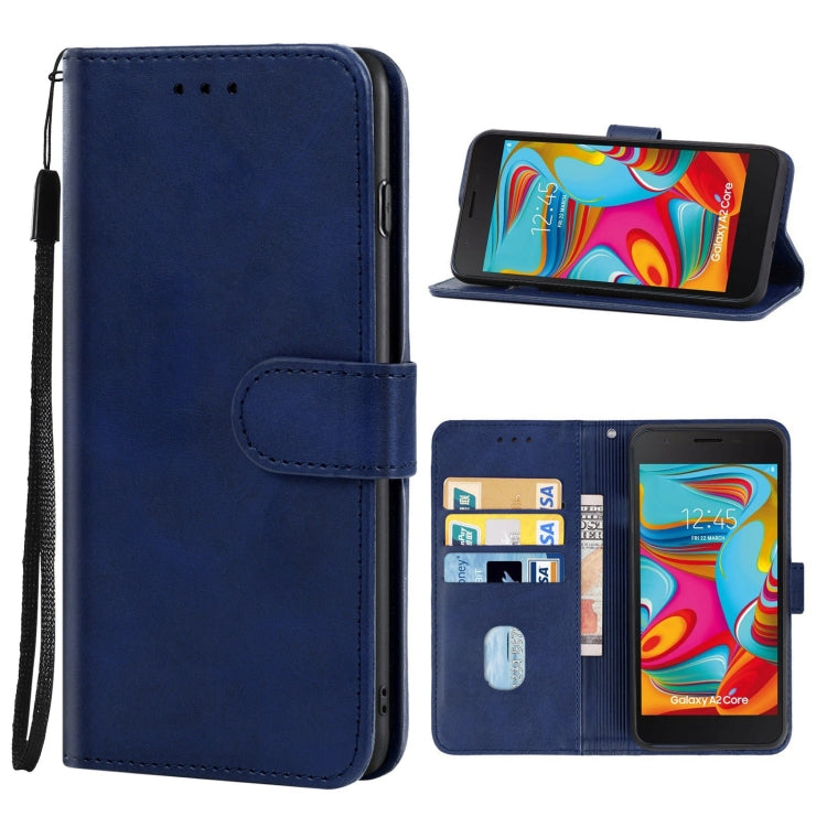 For Samsung Galaxy A2 Core / A260 Leather Phone Case(Blue) - Galaxy Phone Cases by buy2fix | Online Shopping UK | buy2fix