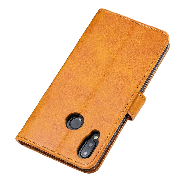 For Huawei P20 Lite GUSSIM Business Style Horizontal Flip Leather Case with Holder & Card Slots & Wallet(Brown) - Mobile Accessories by GUSSIM | Online Shopping UK | buy2fix