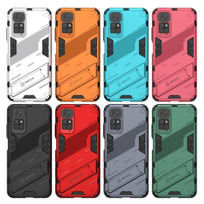 For Xiaomi Redmi Note 11 / Note 11S Global Punk Armor 2 in 1 PC + TPU Shockproof Phone Case with Invisible Holder(Gray) - Xiaomi Cases by buy2fix | Online Shopping UK | buy2fix