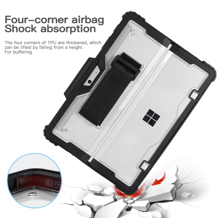 For MicroSoft Surface Pro 8 Acrylic Transparent Hand Shoulder Strap Laptop Case - Other by buy2fix | Online Shopping UK | buy2fix