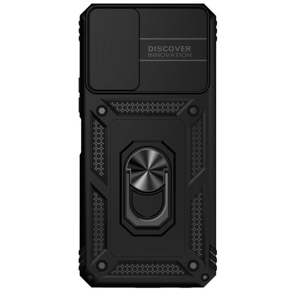 For vivo Y20 Sliding Camshield Holder Phone Case(Black) - OPPO & vivo Accessories by buy2fix | Online Shopping UK | buy2fix