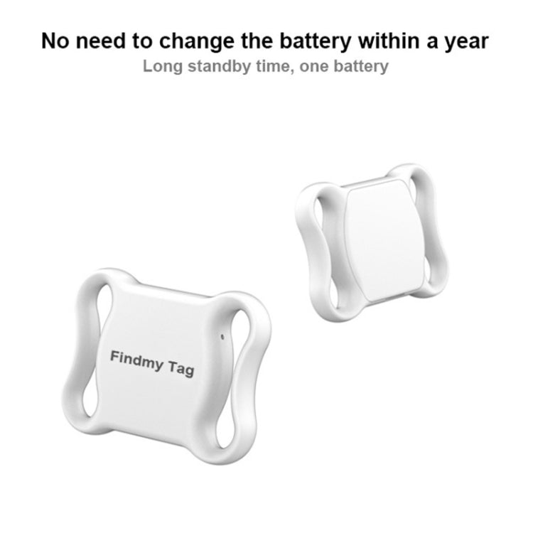 Findmy Tag Special Shape Smart Bluetooth Anti- lost Alarm Locator Tracker(White) - Security by buy2fix | Online Shopping UK | buy2fix