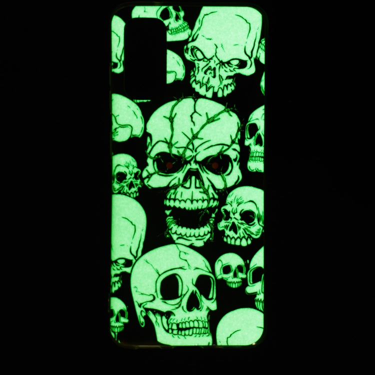 For Samsung Galaxy A33 5G Luminous TPU Protective Phone Case(Skull) - Samsung Accessories by buy2fix | Online Shopping UK | buy2fix