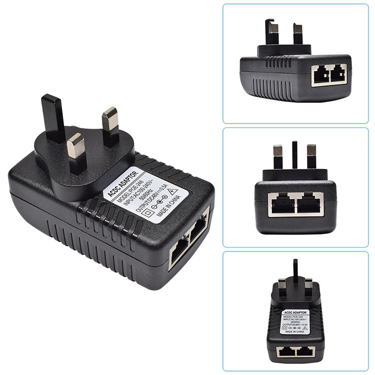 12V 2A Router AP Wireless POE / LAD Power Adapter(UK Plug) - Network Hardware by buy2fix | Online Shopping UK | buy2fix