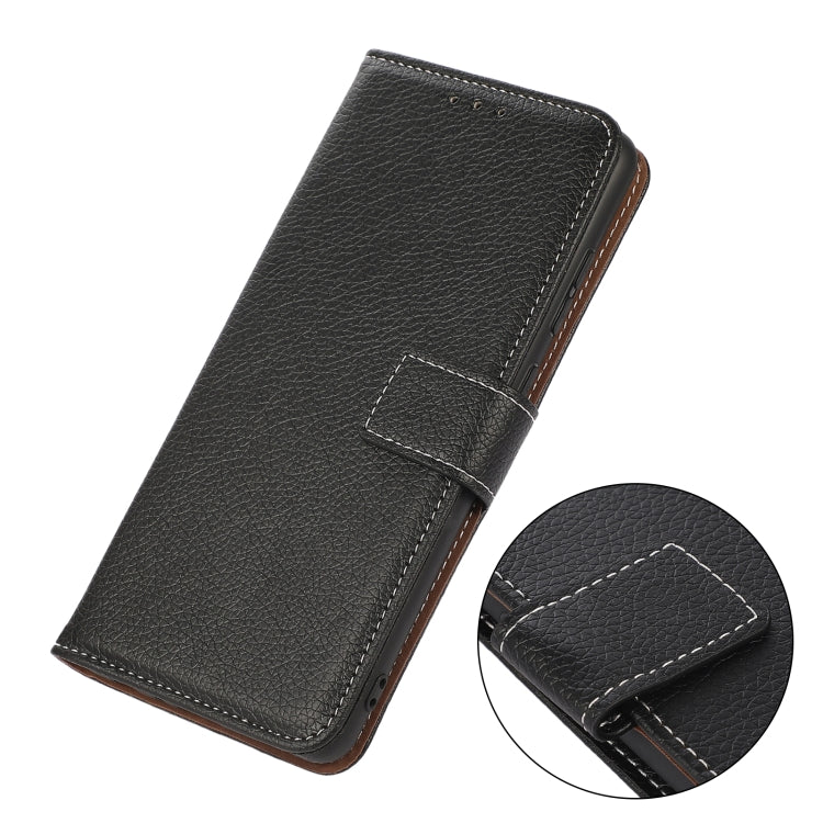 For Nokia C2 2nd Edition Litchi Texture PU + TPU Horizontal Flip Leather Case(Black) - Mobile Accessories by buy2fix | Online Shopping UK | buy2fix