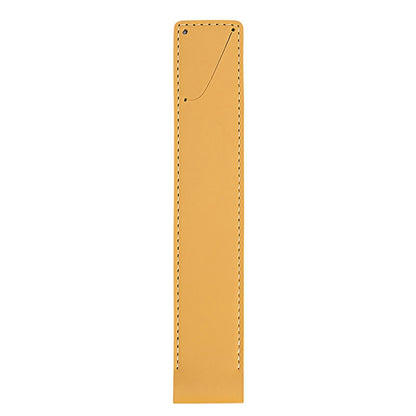 PU Leather Shockproof Protective Case for Apple Pencil 1 / 2(Yellow) - Pencil Accessories by buy2fix | Online Shopping UK | buy2fix