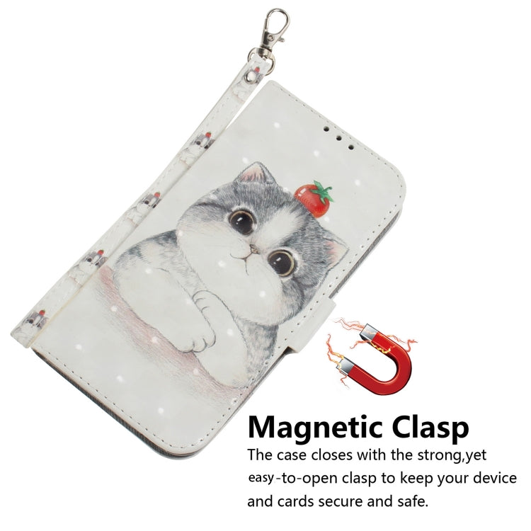 For Xiaomi 12 / 12X 3D Colored Horizontal Flip Leather Phone Case(Cute Cat) - 12 Cases by buy2fix | Online Shopping UK | buy2fix