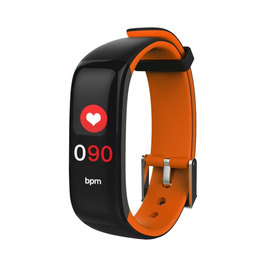 P1 Plus 0.96 inch TFT Color Screen Smart Wristband, Support Blood Pressure Monitoring/Heart Rate Monitoring(Orange) - Smart Wear by buy2fix | Online Shopping UK | buy2fix