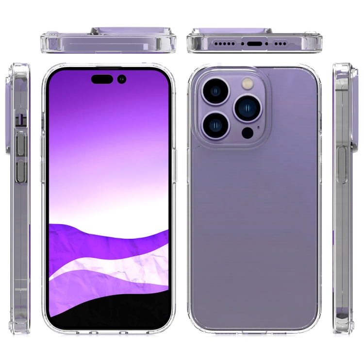 For iPhone 14 Pro Max Shockproof Scratchproof TPU + Acrylic Phone Case (Transparent) - iPhone 14 Pro Max Cases by buy2fix | Online Shopping UK | buy2fix